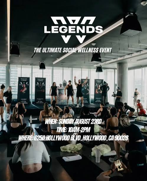 W Legends social wellness event in Hollywood